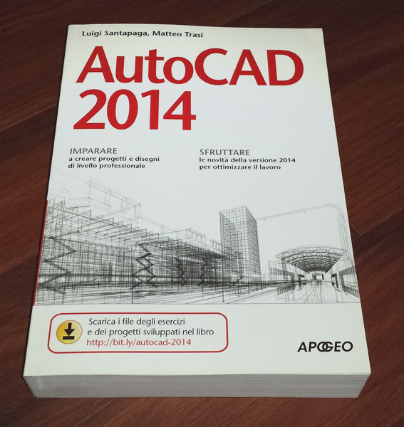 libro su AutoCAD in formato book (carta) ed ebook (elettronico)